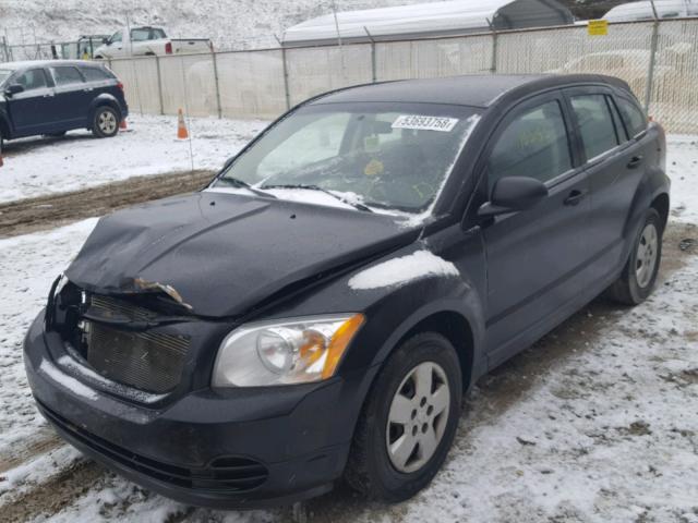 1B3HB28BX8D559835 - 2008 DODGE CALIBER BLACK photo 2