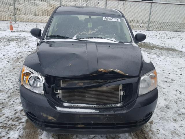 1B3HB28BX8D559835 - 2008 DODGE CALIBER BLACK photo 9