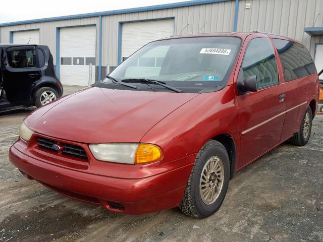 2FMZA514XWBD46059 - 1998 FORD WINDSTAR W RED photo 2