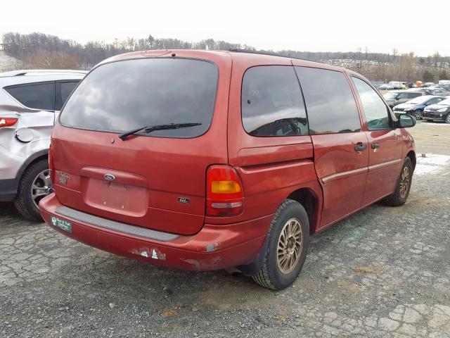 2FMZA514XWBD46059 - 1998 FORD WINDSTAR W RED photo 4