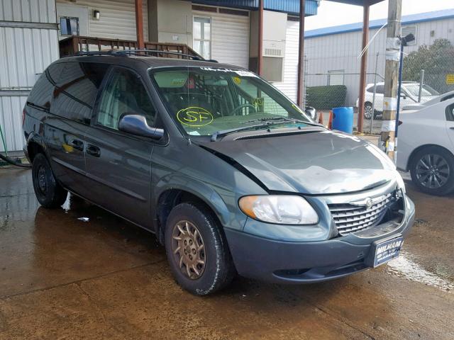 1C4GJ25322B688441 - 2002 CHRYSLER VOYAGER GREEN photo 1