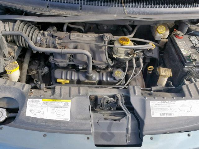 1C4GJ25322B688441 - 2002 CHRYSLER VOYAGER GREEN photo 7