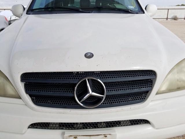 4JGAB54E5YA157347 - 2000 MERCEDES-BENZ ML 320 WHITE photo 9