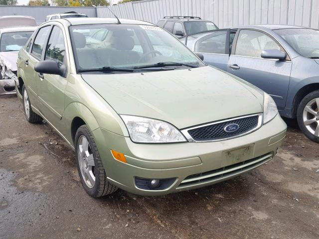 1FAHP34N47W191067 - 2007 FORD FOCUS ZX4 GREEN photo 1