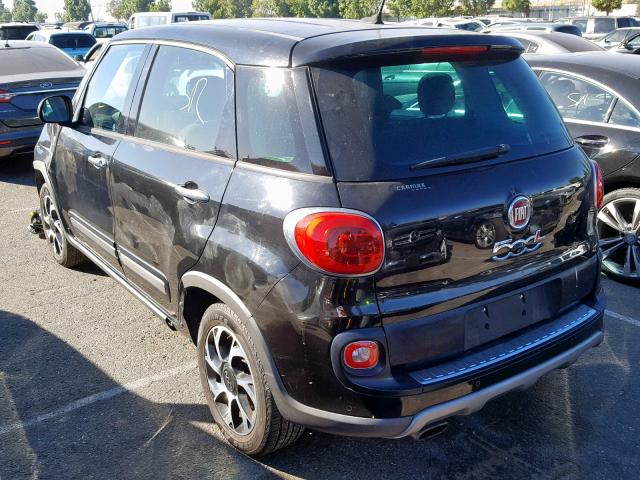 ZFBCFADH3EZ018225 - 2014 FIAT 500L TREKK BLACK photo 3