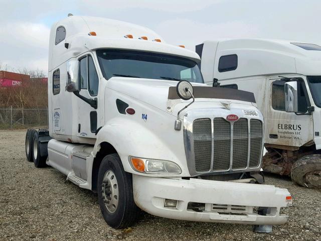 1XP7D49X9BD122828 - 2011 PETERBILT 387 WHITE photo 1