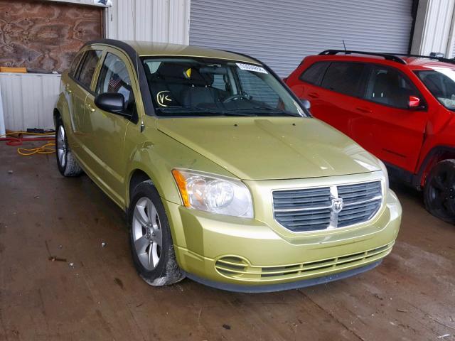 1B3CB4HA5AD538572 - 2010 DODGE CALIBER SX GREEN photo 1