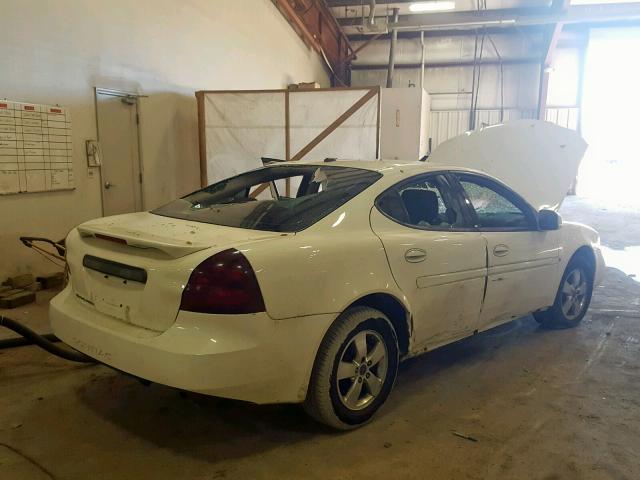 2G2WP552761247708 - 2006 PONTIAC GRAND PRIX WHITE photo 4