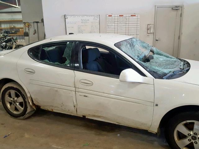 2G2WP552761247708 - 2006 PONTIAC GRAND PRIX WHITE photo 9