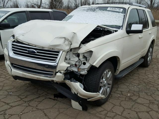 1FMEU75839UA21413 - 2009 FORD EXPLORER L WHITE photo 2