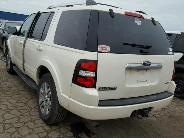 1FMEU75839UA21413 - 2009 FORD EXPLORER L WHITE photo 3