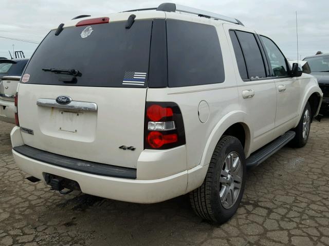 1FMEU75839UA21413 - 2009 FORD EXPLORER L WHITE photo 4