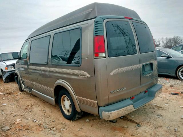 1GBFG15R9X1047538 - 1999 CHEVROLET EXPRESS G1 BROWN photo 3