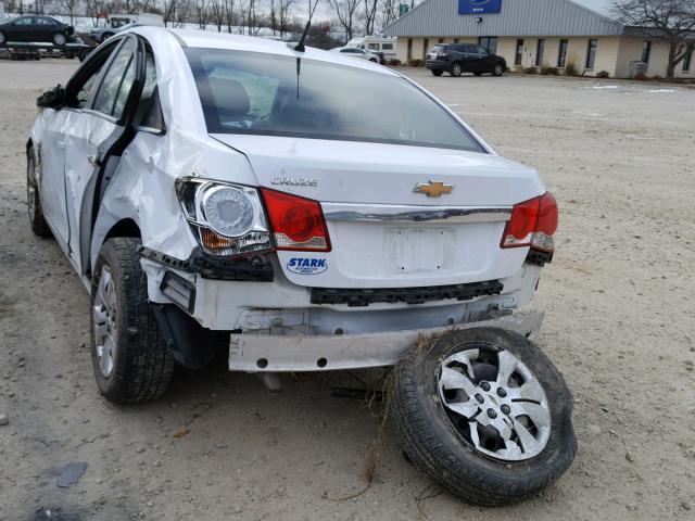 1G1PC5SH1C7178719 - 2012 CHEVROLET CRUZE LS WHITE photo 3