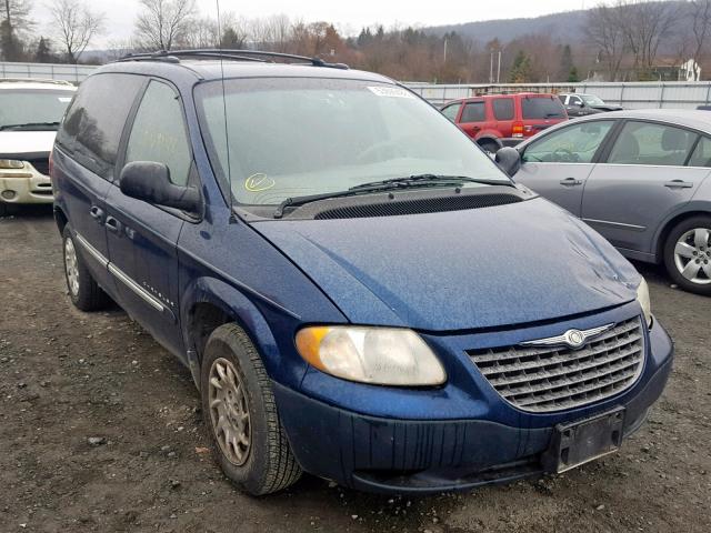 1C4GJ25381B276068 - 2001 CHRYSLER VOYAGER BLUE photo 1