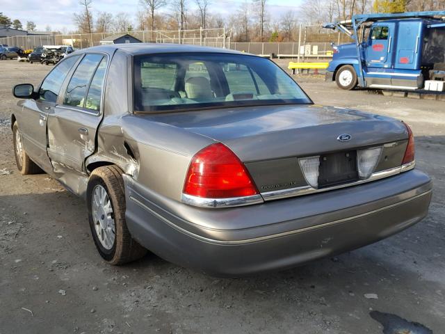 2FAHP74W84X173218 - 2004 FORD CROWN VICT GRAY photo 3