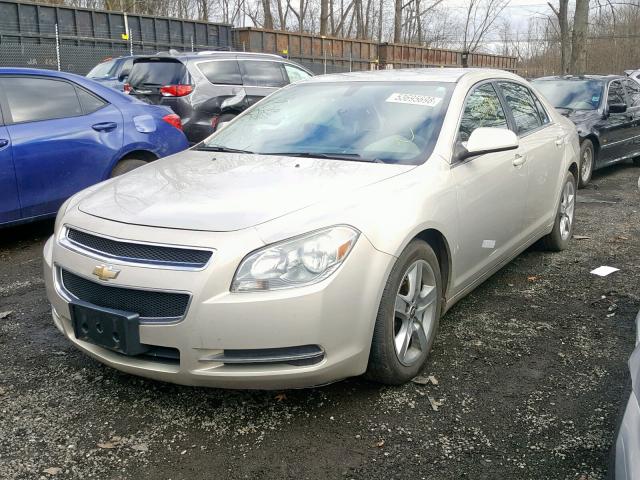 1G1ZC5EBXAF170444 - 2010 CHEVROLET MALIBU 1LT 金色 照片 2