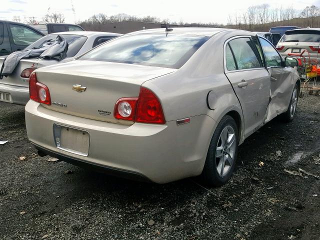 1G1ZC5EBXAF170444 - 2010 CHEVROLET MALIBU 1LT 金色 照片 4