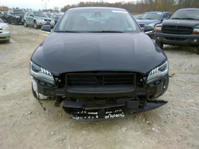 3LN6L5LUXHR654119 - 2017 LINCOLN MKZ HYBRID BLACK photo 9