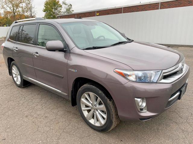 JTEDC3EH3C2008901 - 2012 TOYOTA HIGHLANDER BROWN photo 1