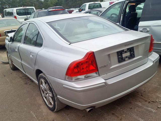 YV1RS592062556304 - 2006 VOLVO S60 2.5T SILVER photo 3