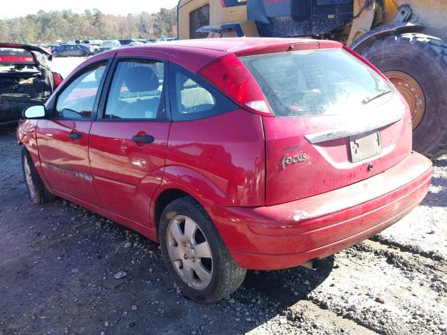 3FAFP37352R231038 - 2002 FORD FOCUS ZX5 RED photo 3