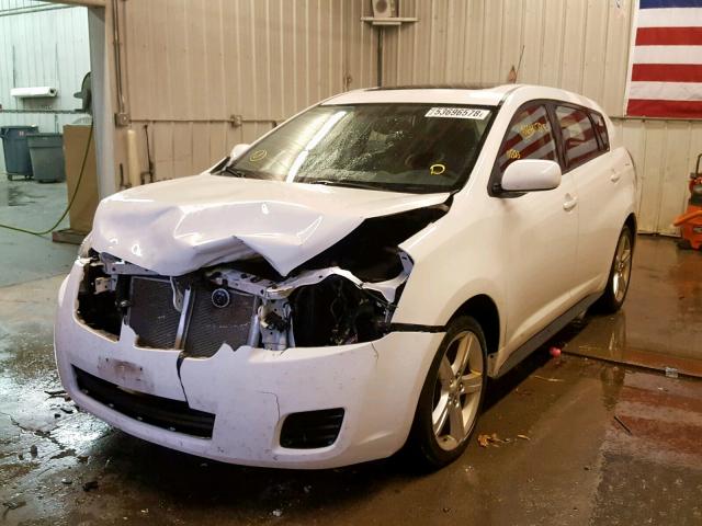 5Y2SP67049Z417112 - 2009 PONTIAC VIBE WHITE photo 2