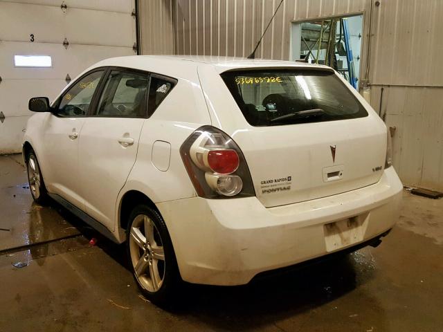 5Y2SP67049Z417112 - 2009 PONTIAC VIBE WHITE photo 3