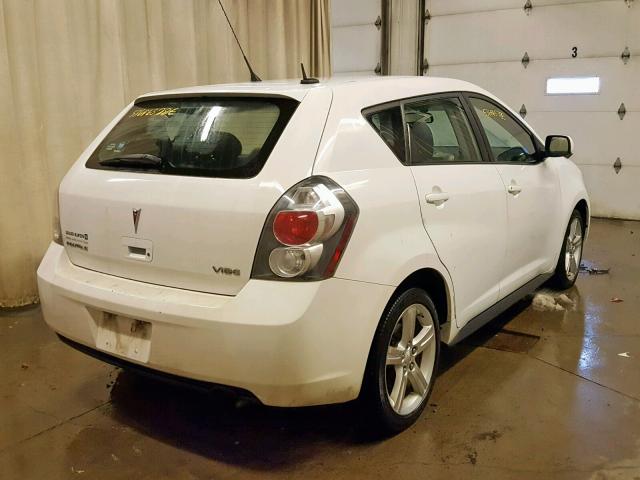 5Y2SP67049Z417112 - 2009 PONTIAC VIBE WHITE photo 4