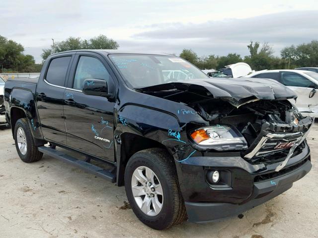 1GTG5CE32G1308893 - 2016 GMC CANYON SLE BLACK photo 1