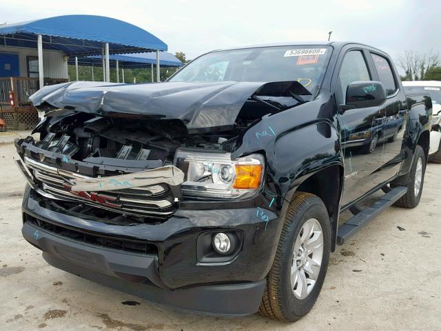 1GTG5CE32G1308893 - 2016 GMC CANYON SLE BLACK photo 2