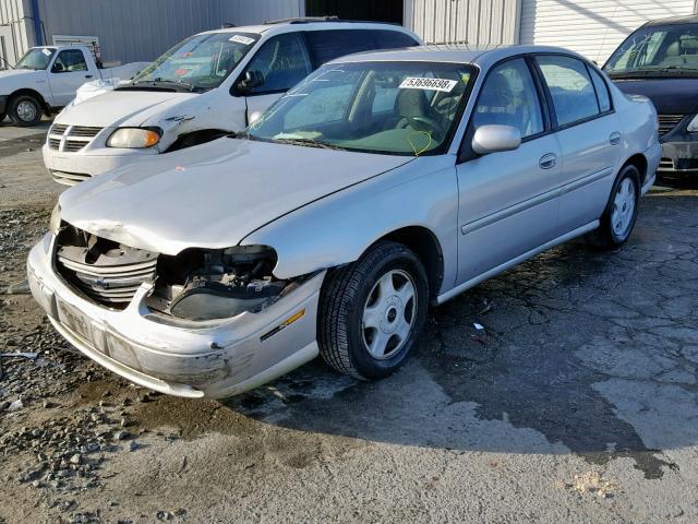 1G1NE52J716130665 - 2001 CHEVROLET MALIBU LS 银色 照片 2