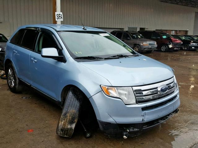 2FMDK48C58BA31042 - 2008 FORD EDGE SEL BLUE photo 1