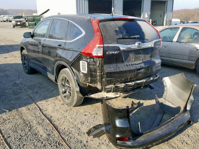 2HKRM4H48GH649925 - 2016 HONDA CR-V SE BLACK photo 3