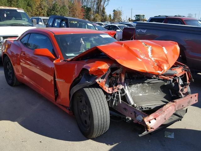 2G1FA1E34D9195525 - 2013 CHEVROLET CAMARO LS ORANGE photo 1