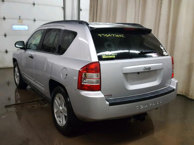 1J8FT47W68D789352 - 2008 JEEP COMPASS SP 银色 照片 3