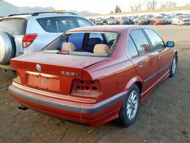 WBACD4322WAV60057 - 1998 BMW 328 I AUTO ORANGE photo 4