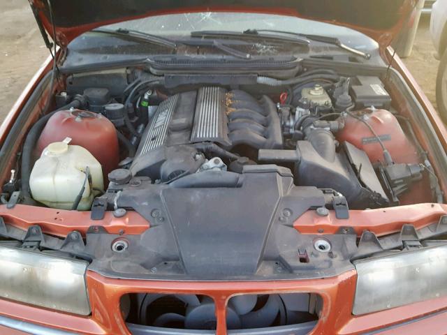 WBACD4322WAV60057 - 1998 BMW 328 I AUTO ORANGE photo 7