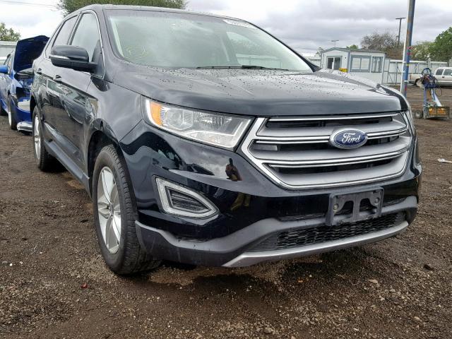 2FMPK3J91HBB31449 - 2017 FORD EDGE SEL BLACK photo 1