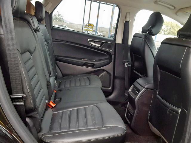 2FMPK3J91HBB31449 - 2017 FORD EDGE SEL BLACK photo 6