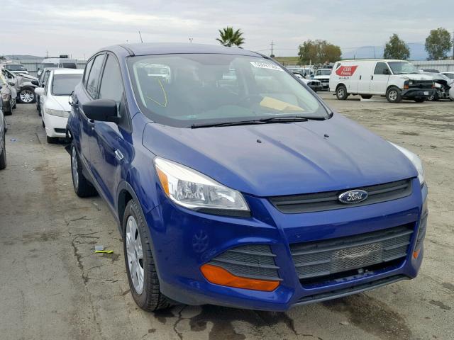 1FMCU0F73FUB97765 - 2015 FORD ESCAPE S BLUE photo 1