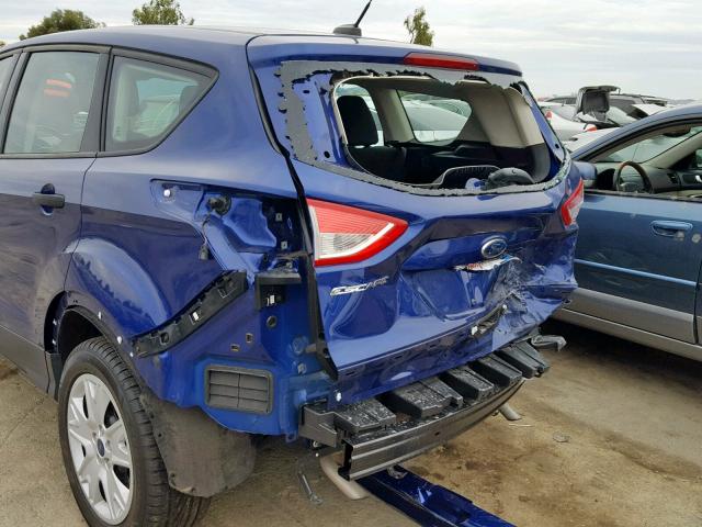 1FMCU0F73FUB97765 - 2015 FORD ESCAPE S BLUE photo 9