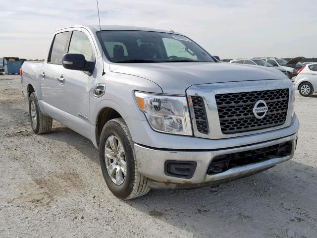 1N6AA1EJXHN531954 - 2017 NISSAN TITAN S SILVER photo 1