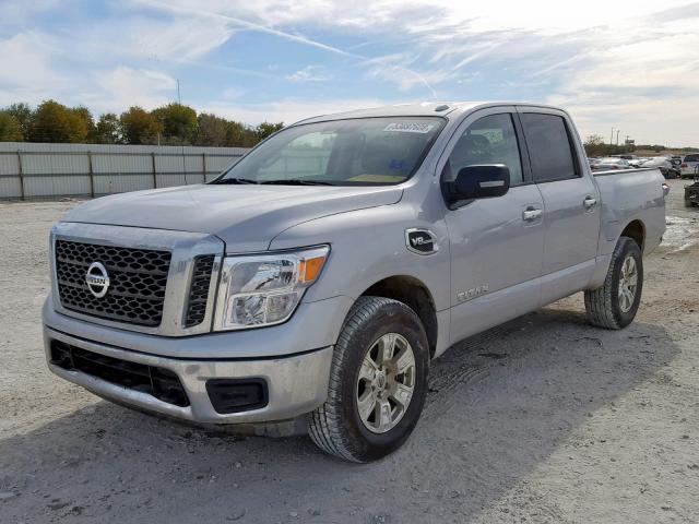 1N6AA1EJXHN531954 - 2017 NISSAN TITAN S SILVER photo 2