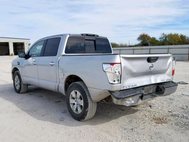 1N6AA1EJXHN531954 - 2017 NISSAN TITAN S SILVER photo 3