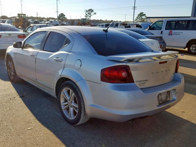 1B3BD1FG6BN584645 - 2011 DODGE AVENGER MA WHITE photo 3