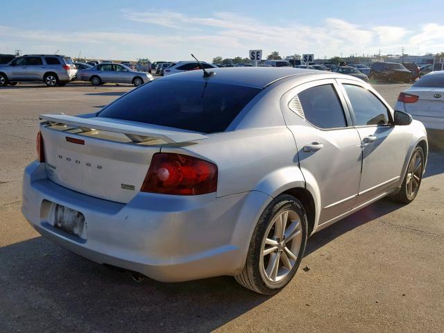 1B3BD1FG6BN584645 - 2011 DODGE AVENGER MA WHITE photo 4