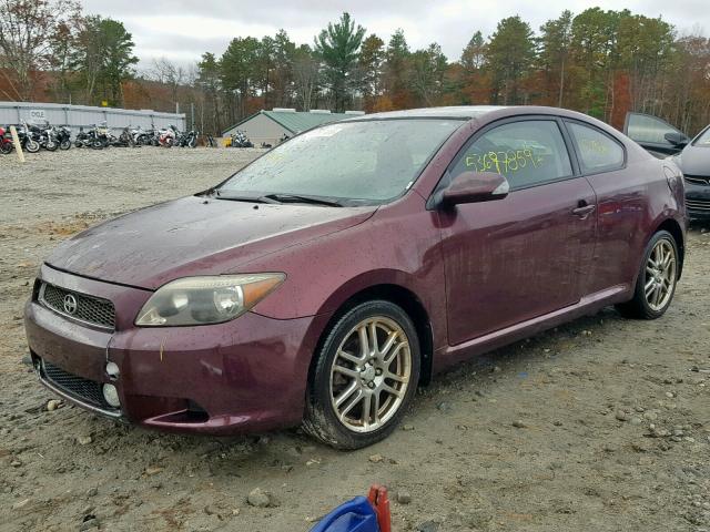 JTKDE177470162907 - 2007 TOYOTA SCION TC მუქწითელი ფოტო 2