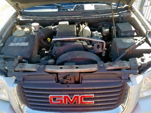 1GKDT13S742364085 - 2004 GMC ENVOY SILVER photo 7