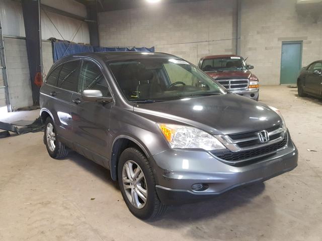 JHLRE4H79AC014869 - 2010 HONDA CR-V EXL GRAY photo 1